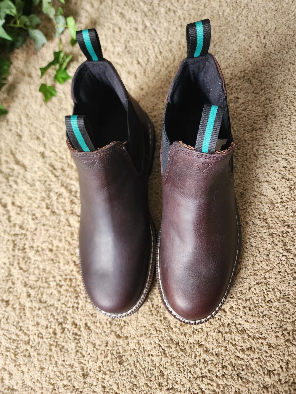 Georgia Boot Brown Leather Chukka Work Boots